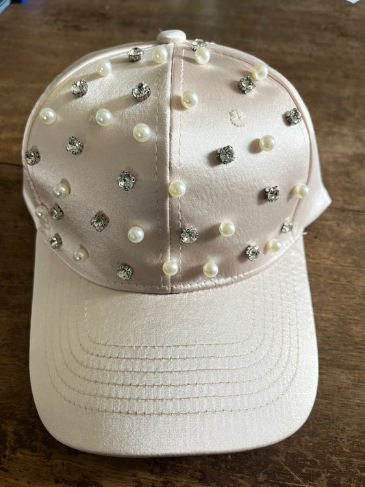Cappellino con visiera e strass