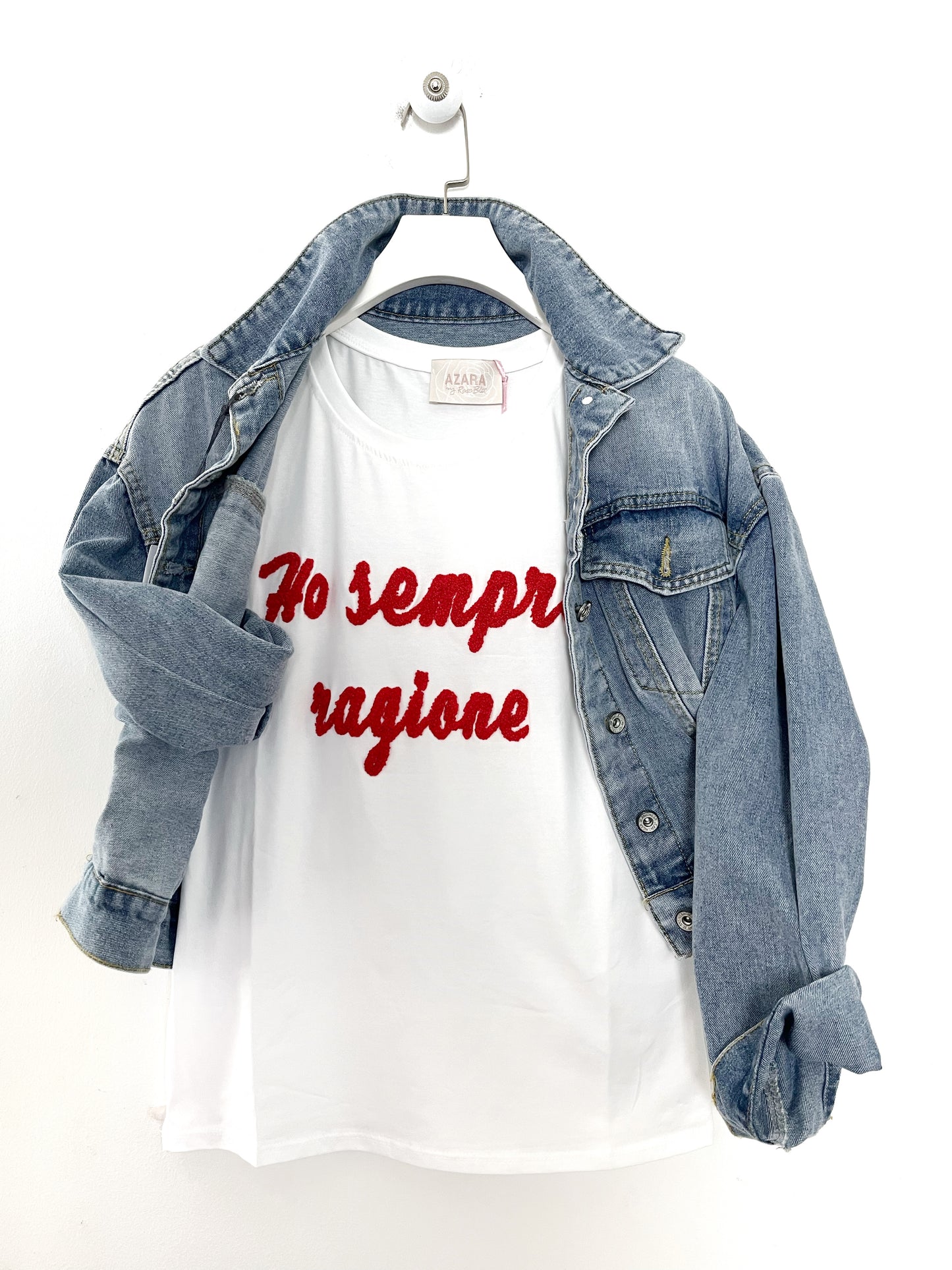 T-shirt Ho sempre ragione Slim