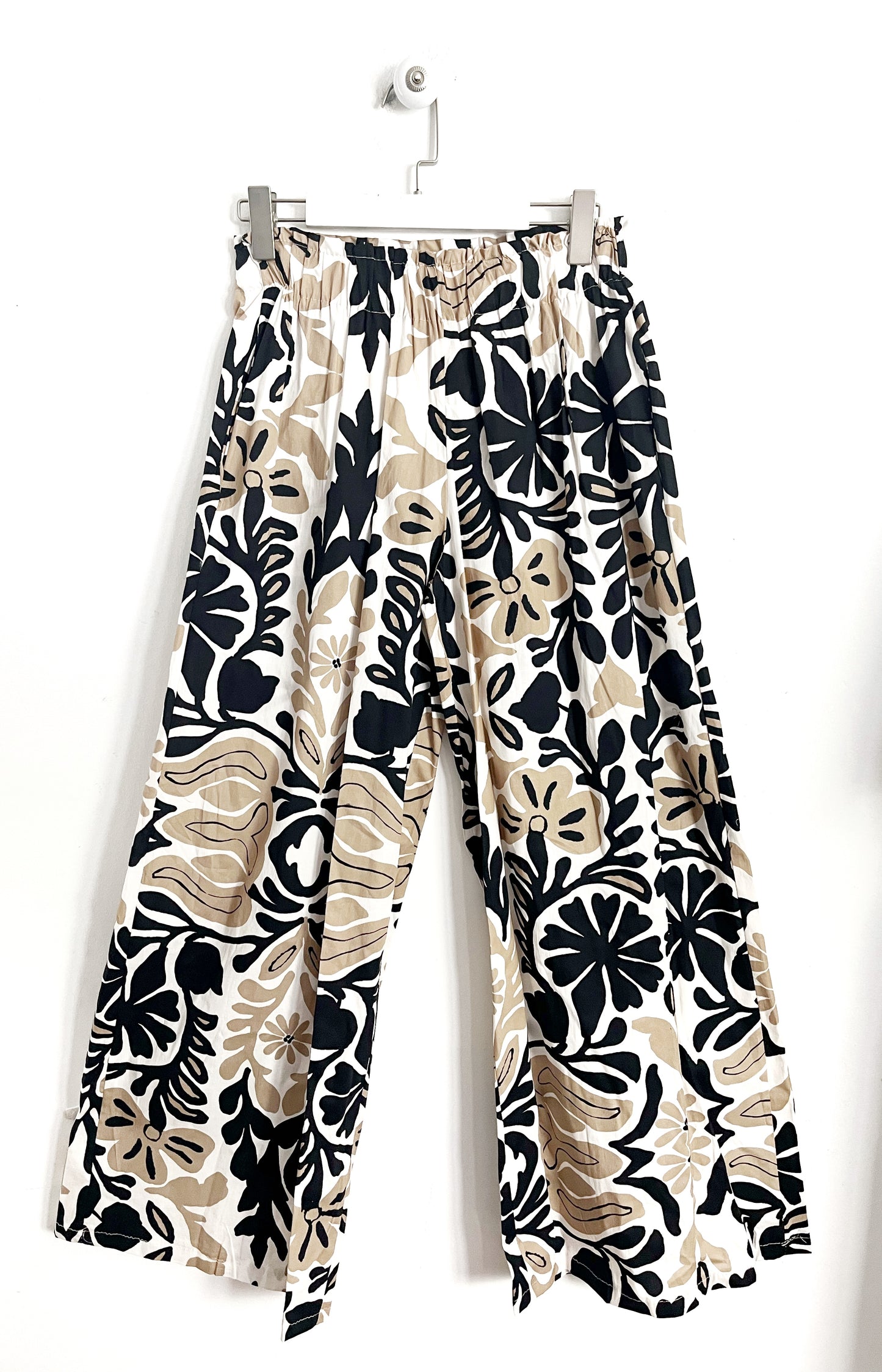 Pantalone a palazzo in cotone