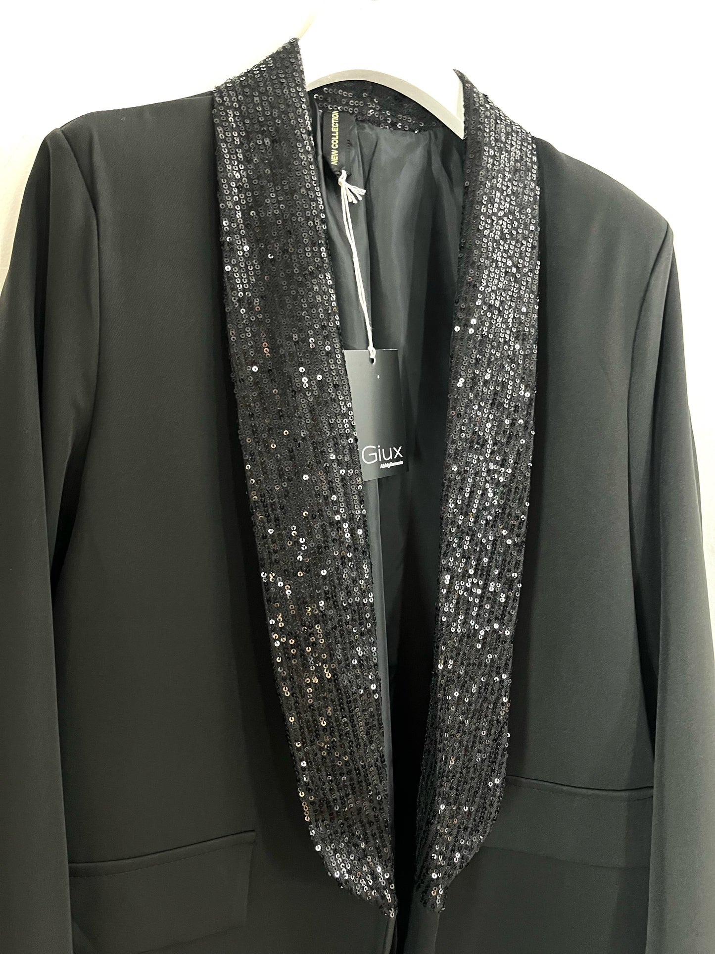 Blazer con paillettes Over