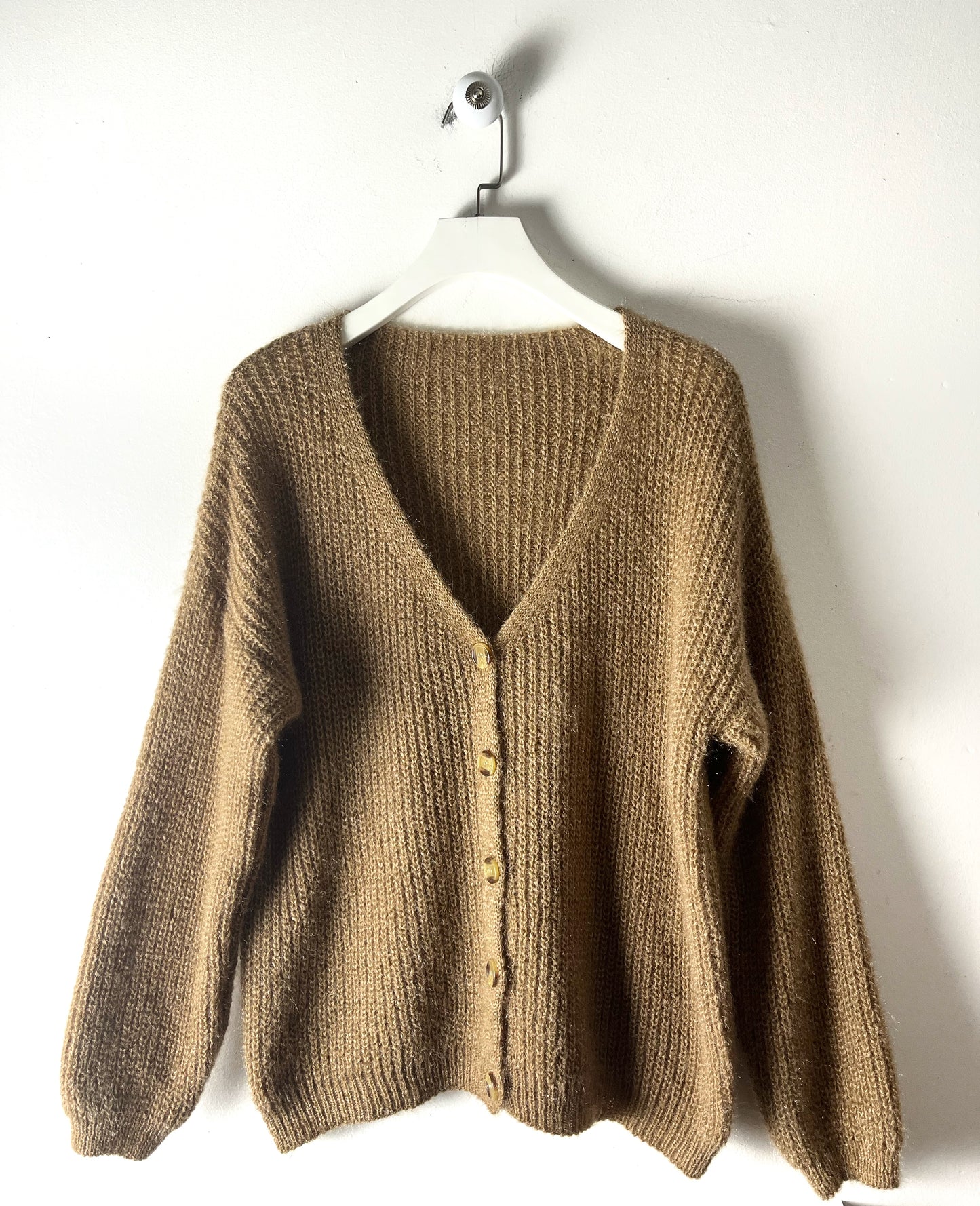 Cardigan in calda viscosa