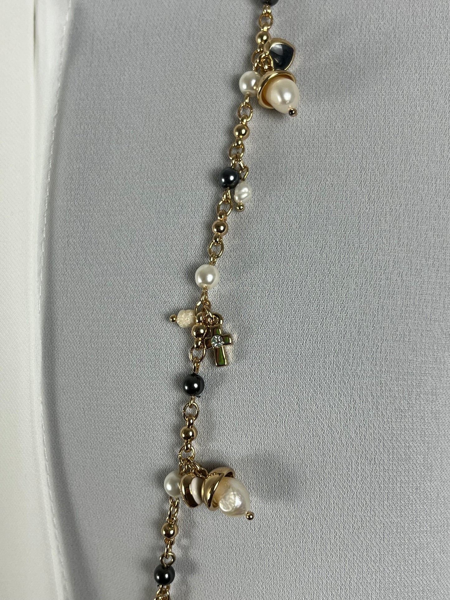 Collana acciaio e charms