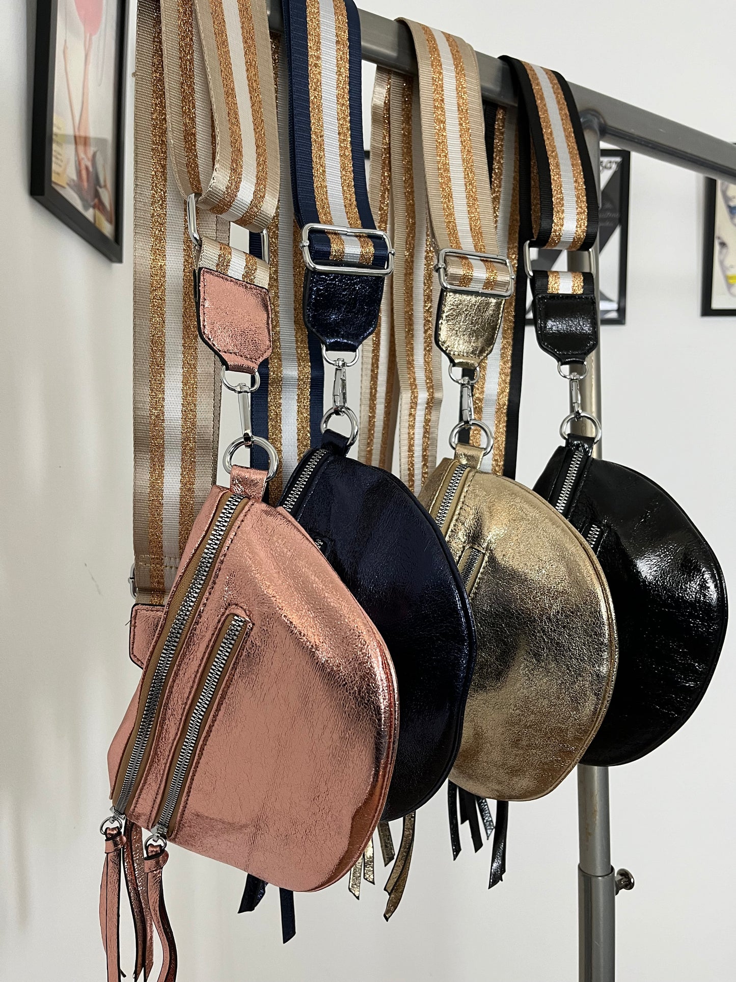 Marsupio ecopelle laminato