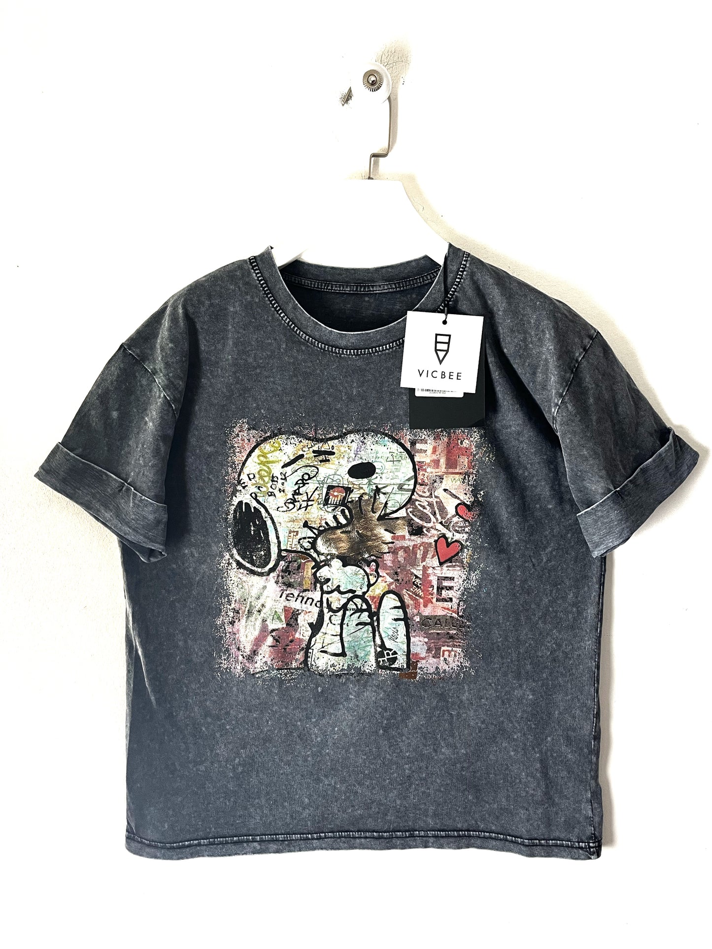T-shirt Snoopy Stone & White