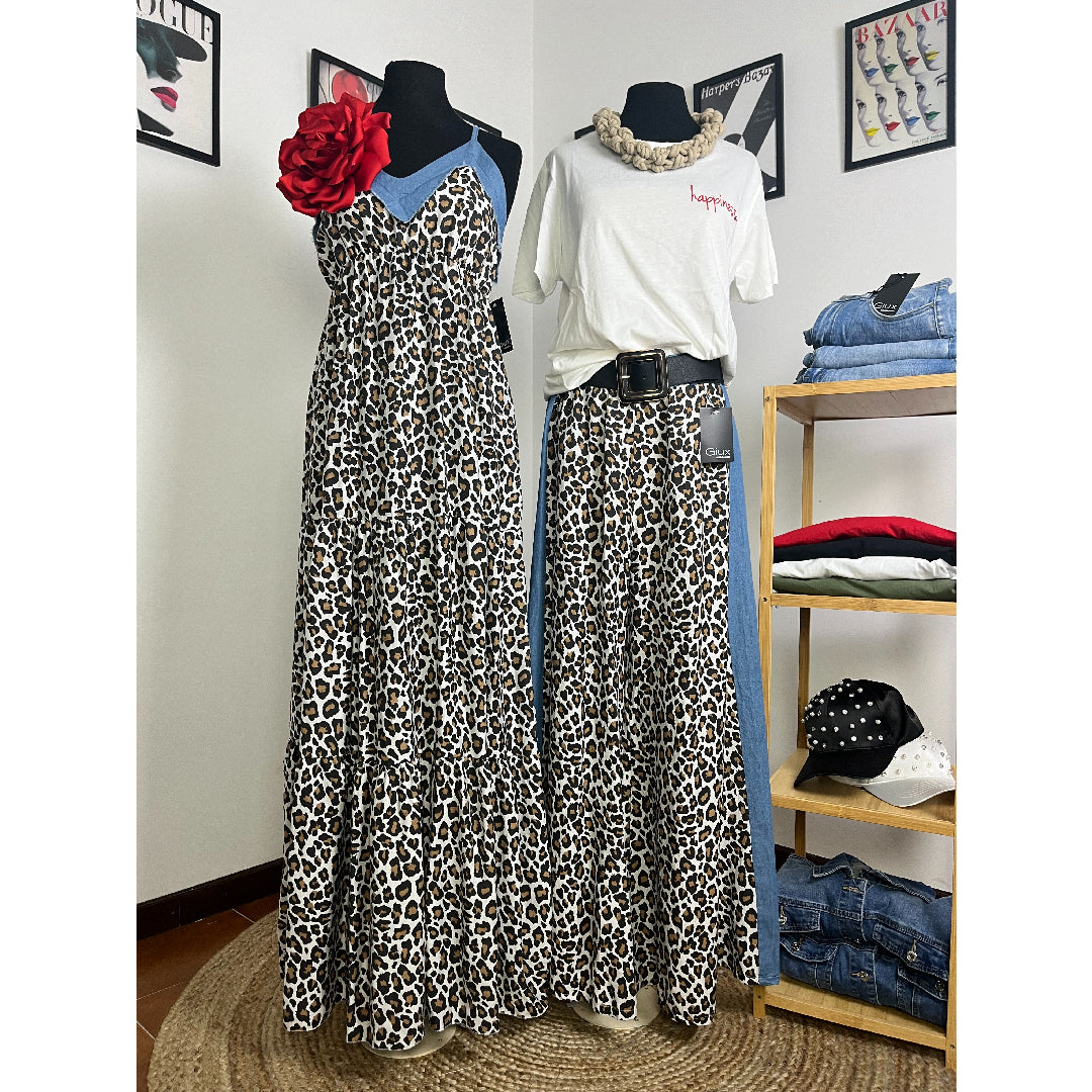 Pantalone a palazzo Animalier