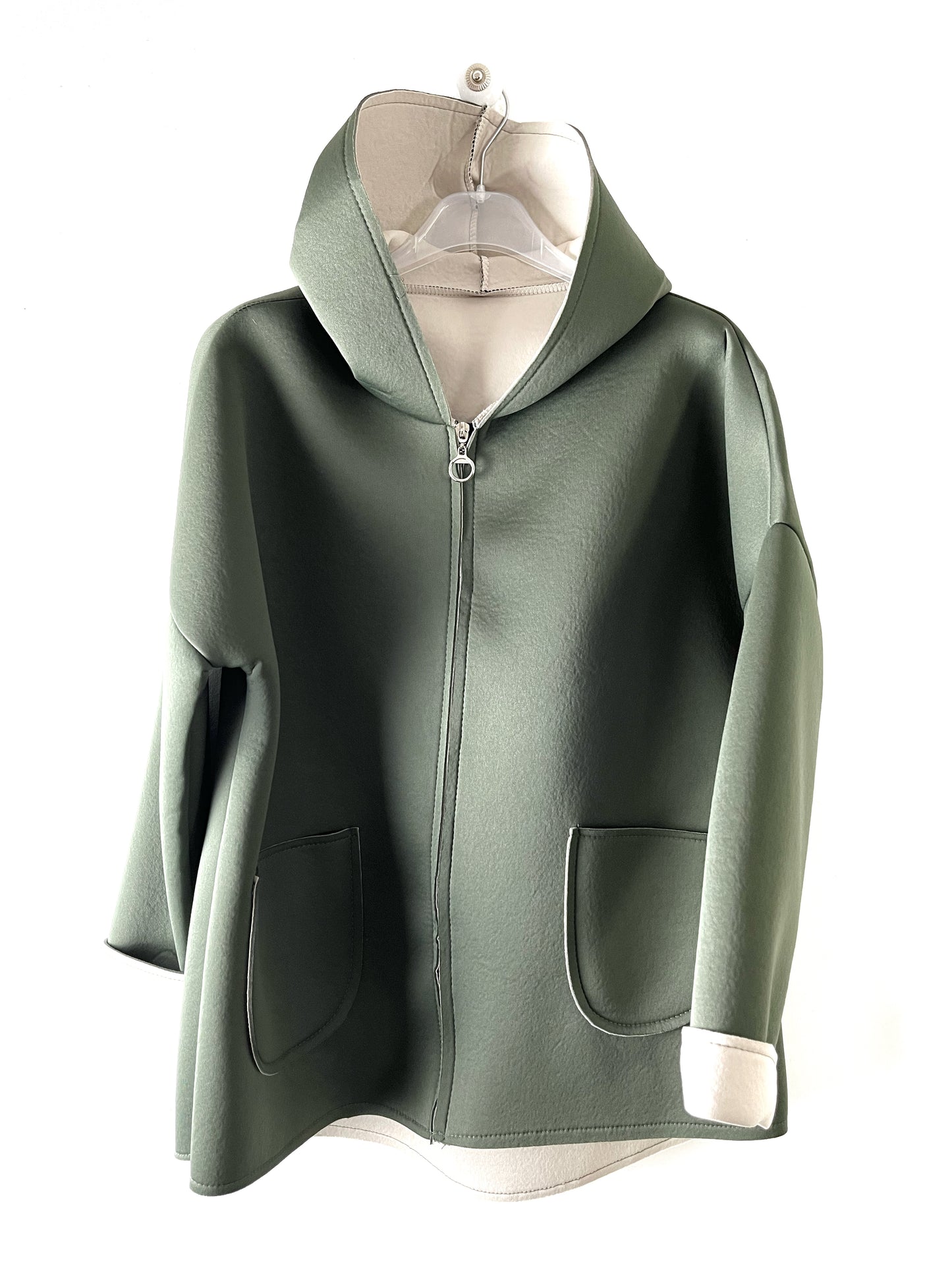 Giacca oversize neoprene