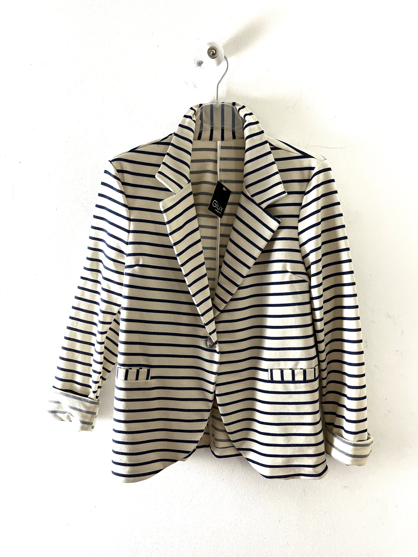 Blazer rigato lurex