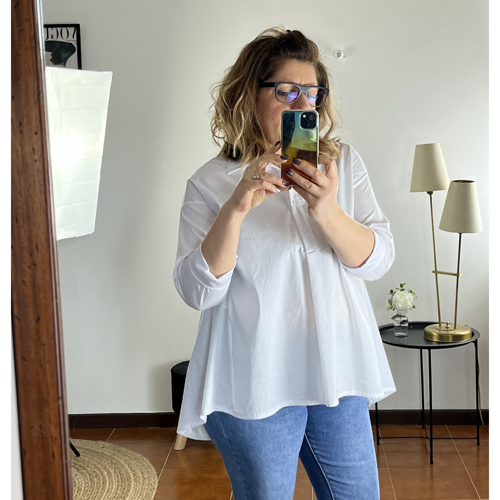 Camicia blusa cotone