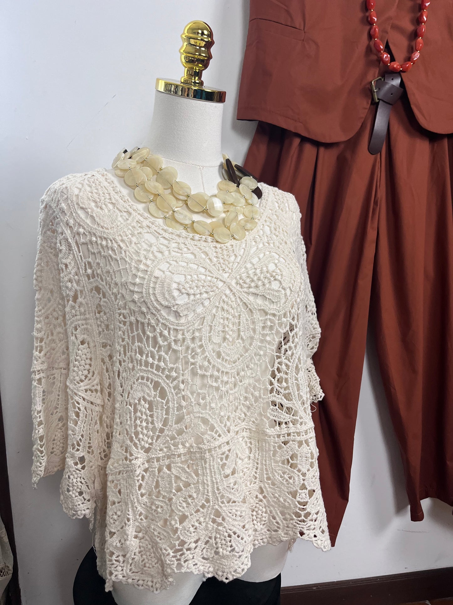 Maglia  Macrame ⚫️