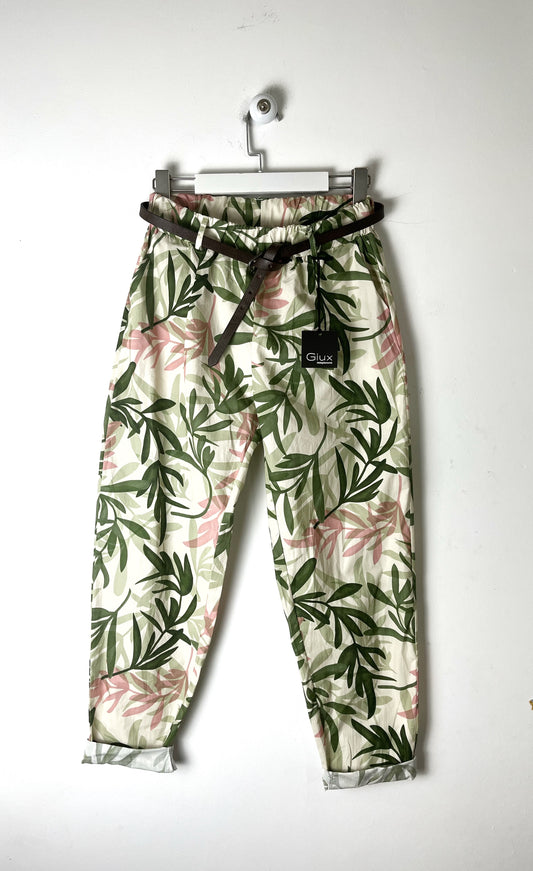 Pantalone “ovetto” fantasia