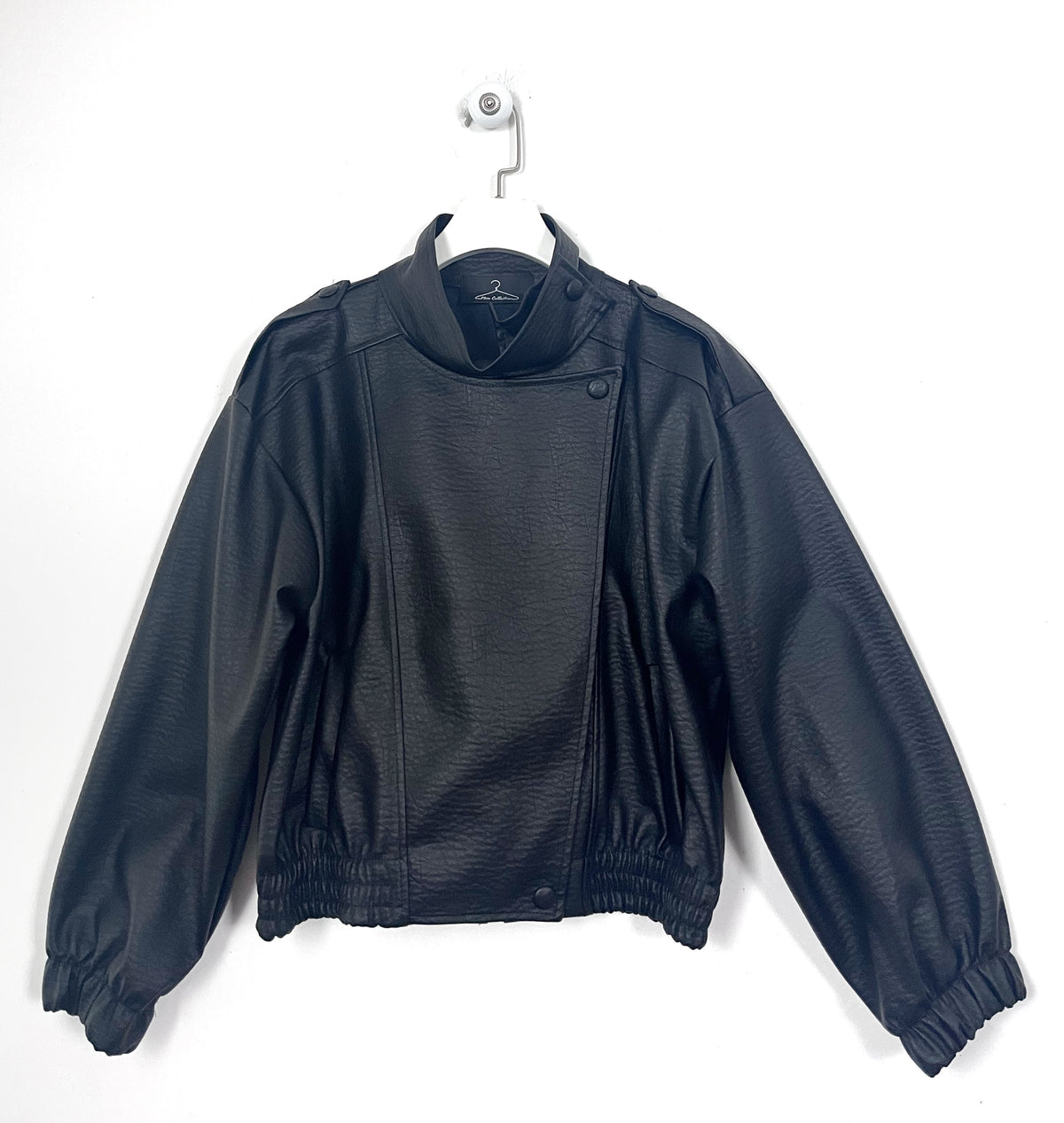 Bomber Ecopelle Cropped ⬛️