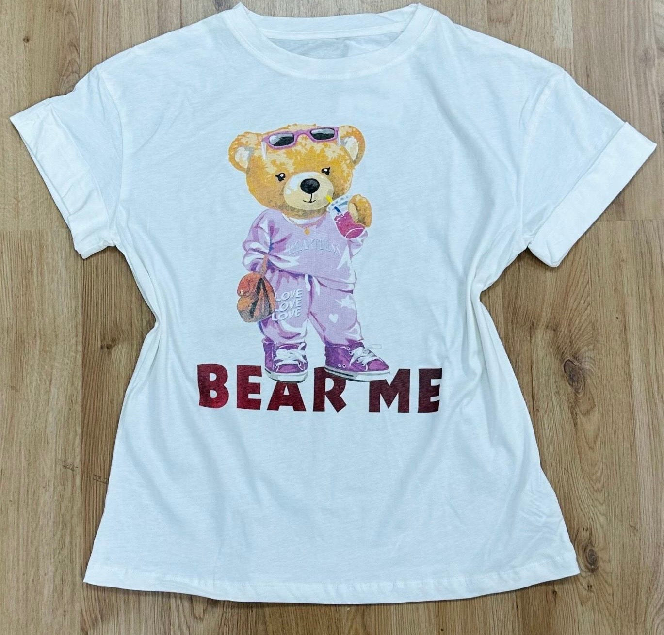 T-shirt Vicbee Fit Bear Me ⚫️