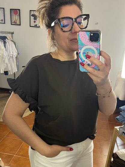 T-shirt Scatoletta con Rouge ⚫️