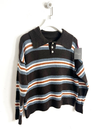 Polo rigata Alpaca ⬛️