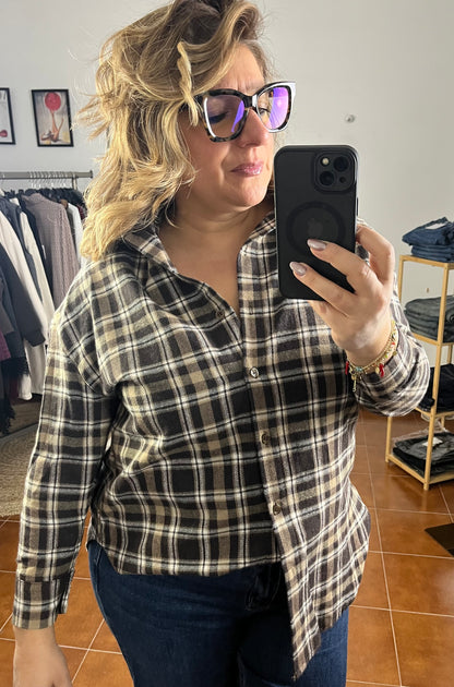 Camicia Check Scozzese ⚫️