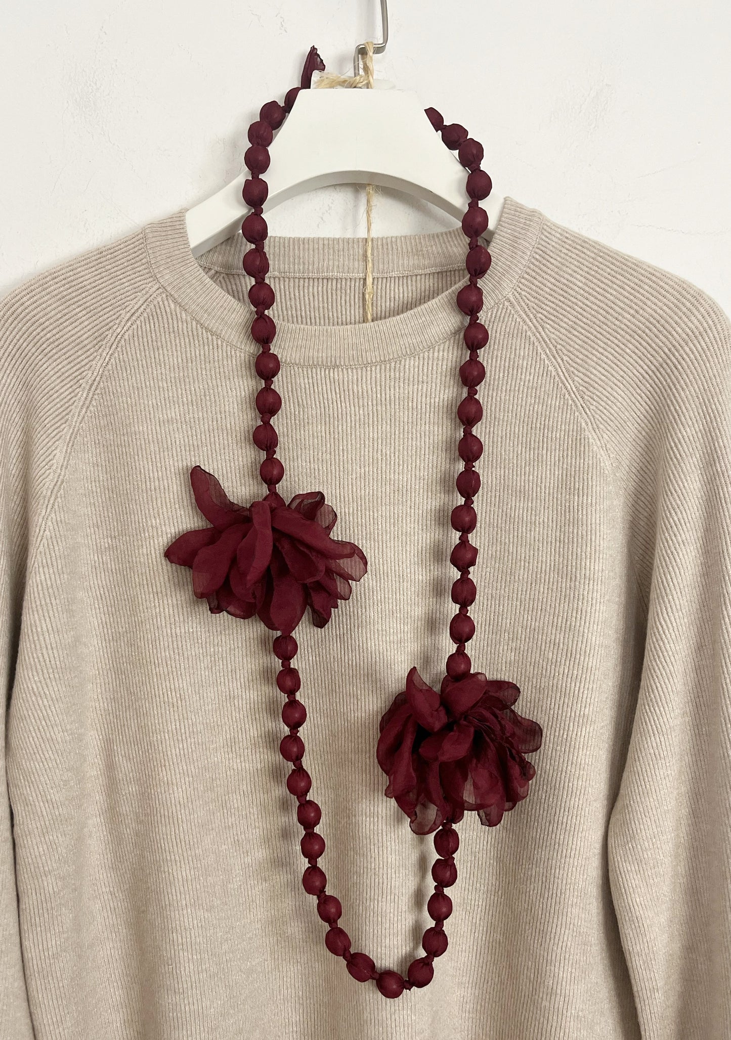 Collana Tulle e fiori