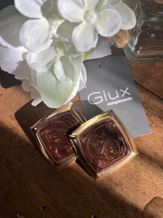 Orecchini Quadri Oro