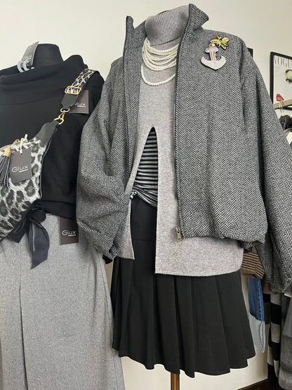 Dolcevita corto con spacco