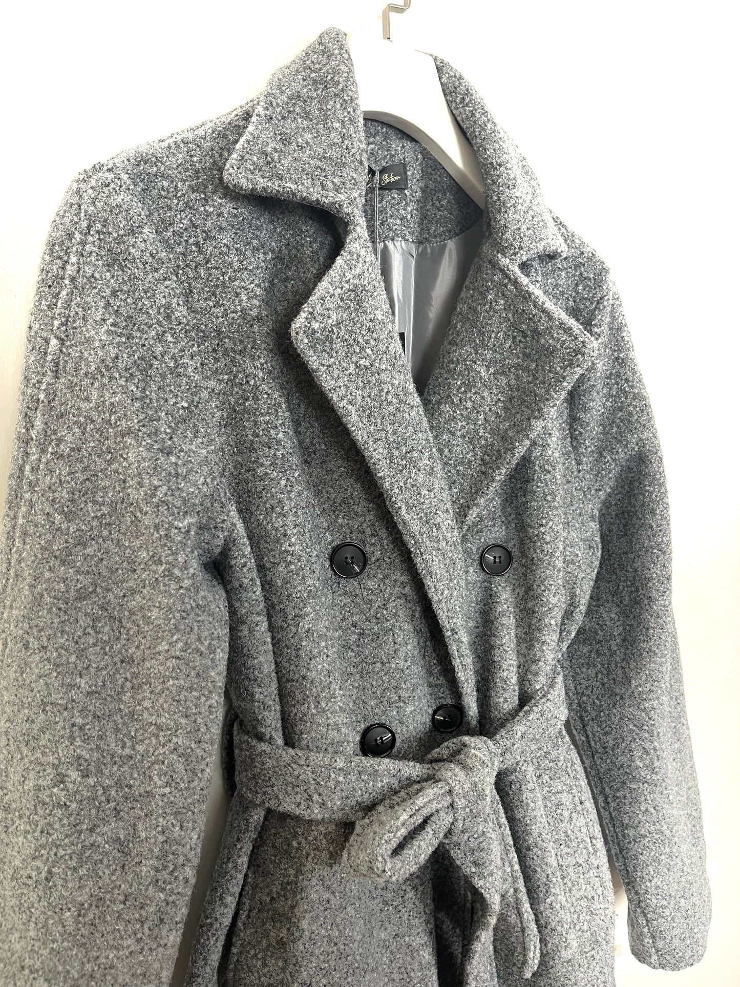 Cappotto Doppiopetto con cintura ⚫️