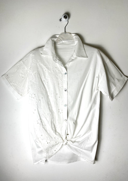 Camicia metà sangallo