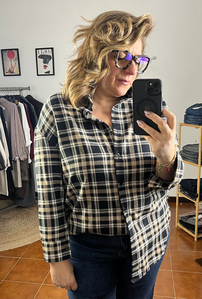 Camicia Check Scozzese ⚫️