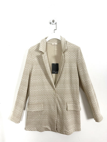 Blazer lungo in lurex