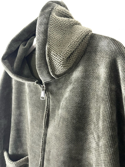 Giacca oversize cinigliato