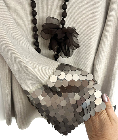 Maglia con Paillettes ⚫️