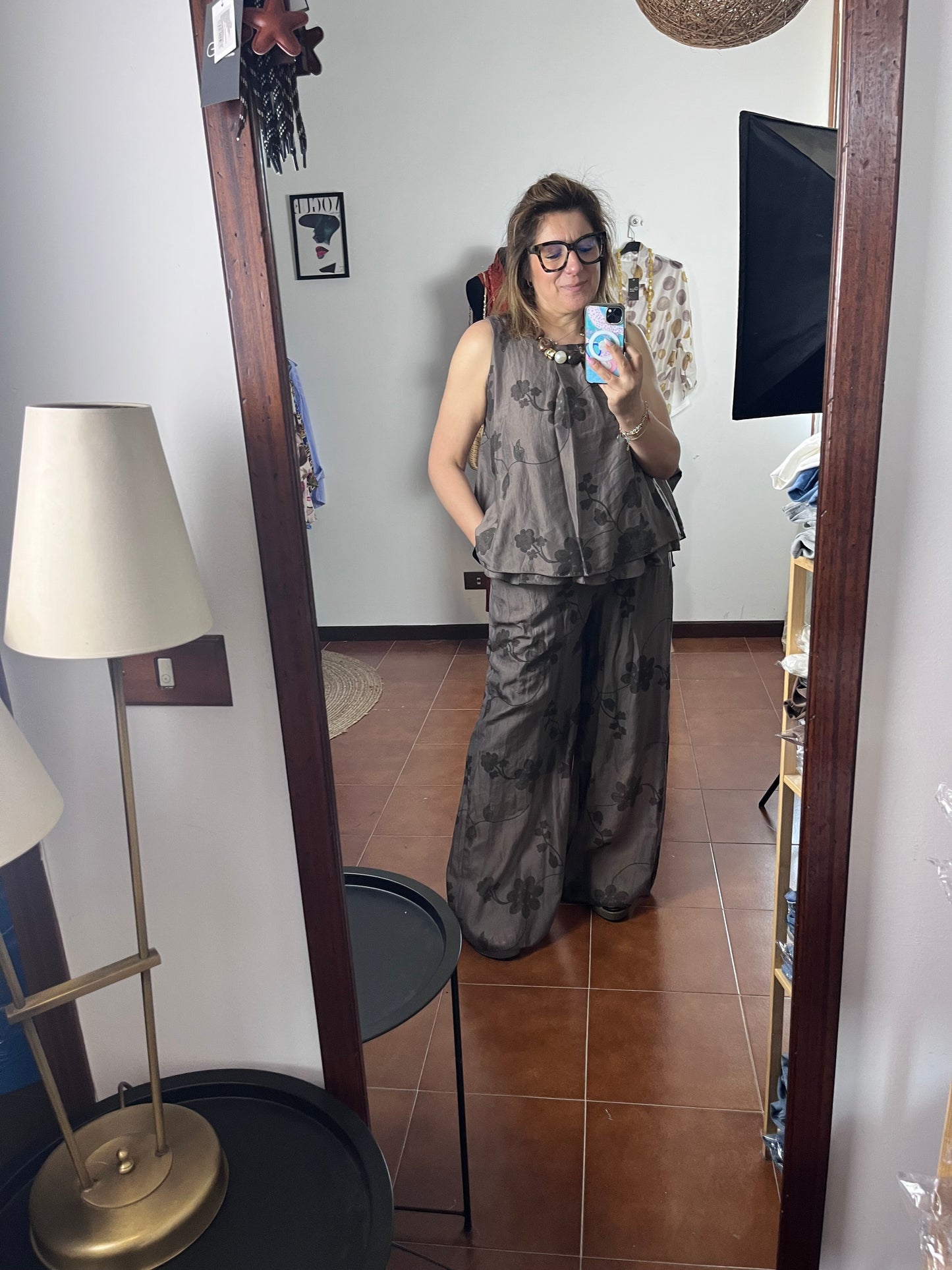 Pantalone Fantasia Tencell ⚫️