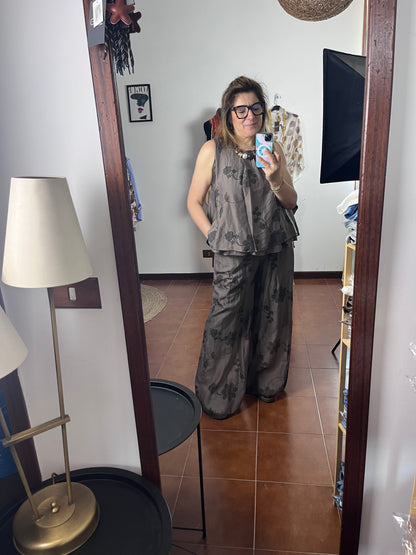 Pantalone Fantasia Tencell ⚫️