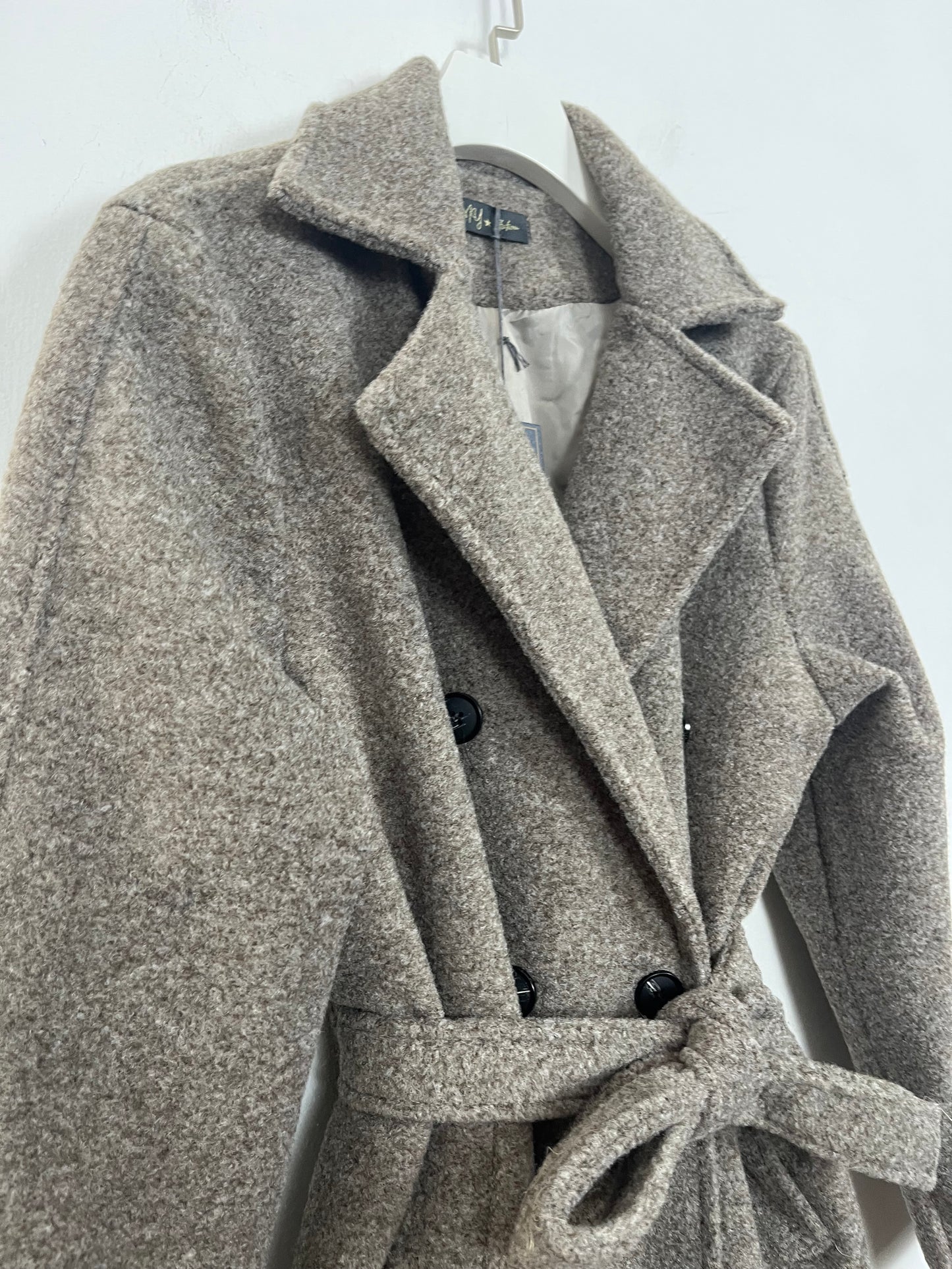 Cappotto Doppiopetto con cintura ⚫️