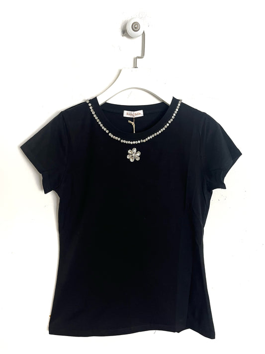 T-shirt Strass Slim