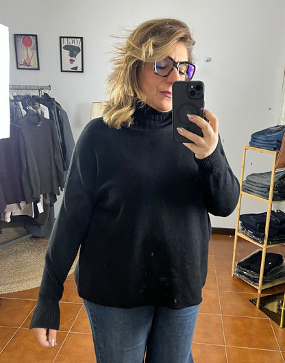 Maglioncino Giulia manica lunga ⚫️