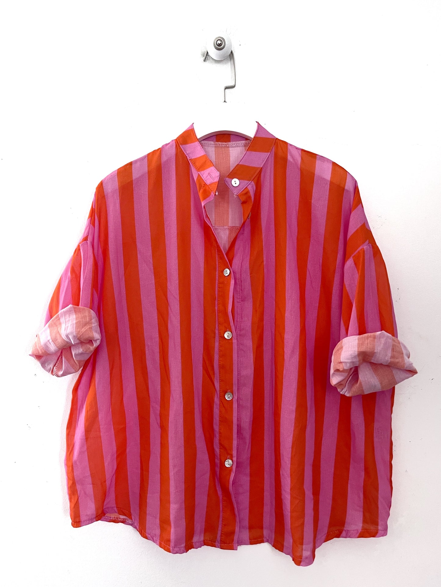 Camicia Coreana Righe ⚫️
