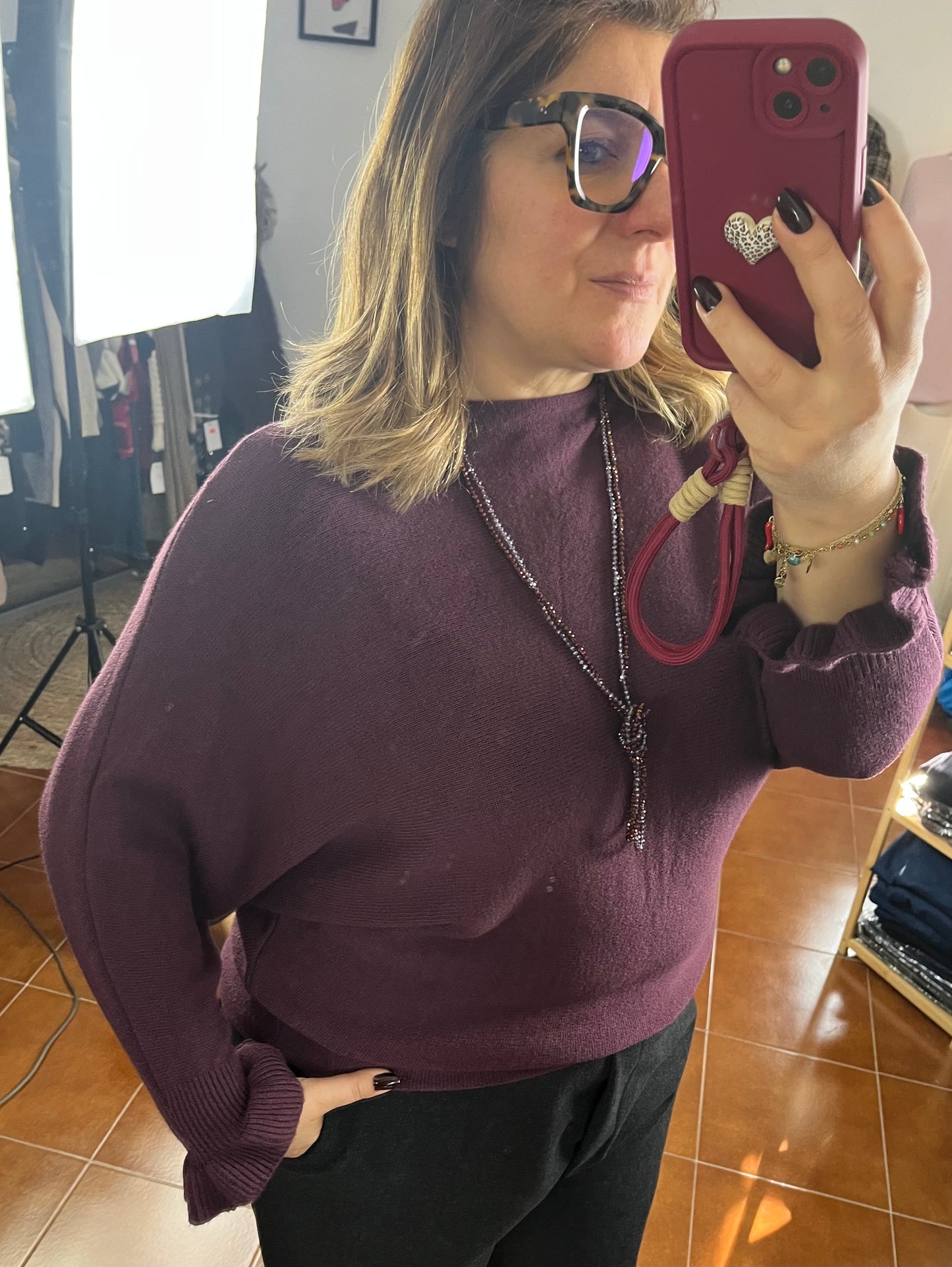 Maglioncino Rouge Manica lunga ⚫️