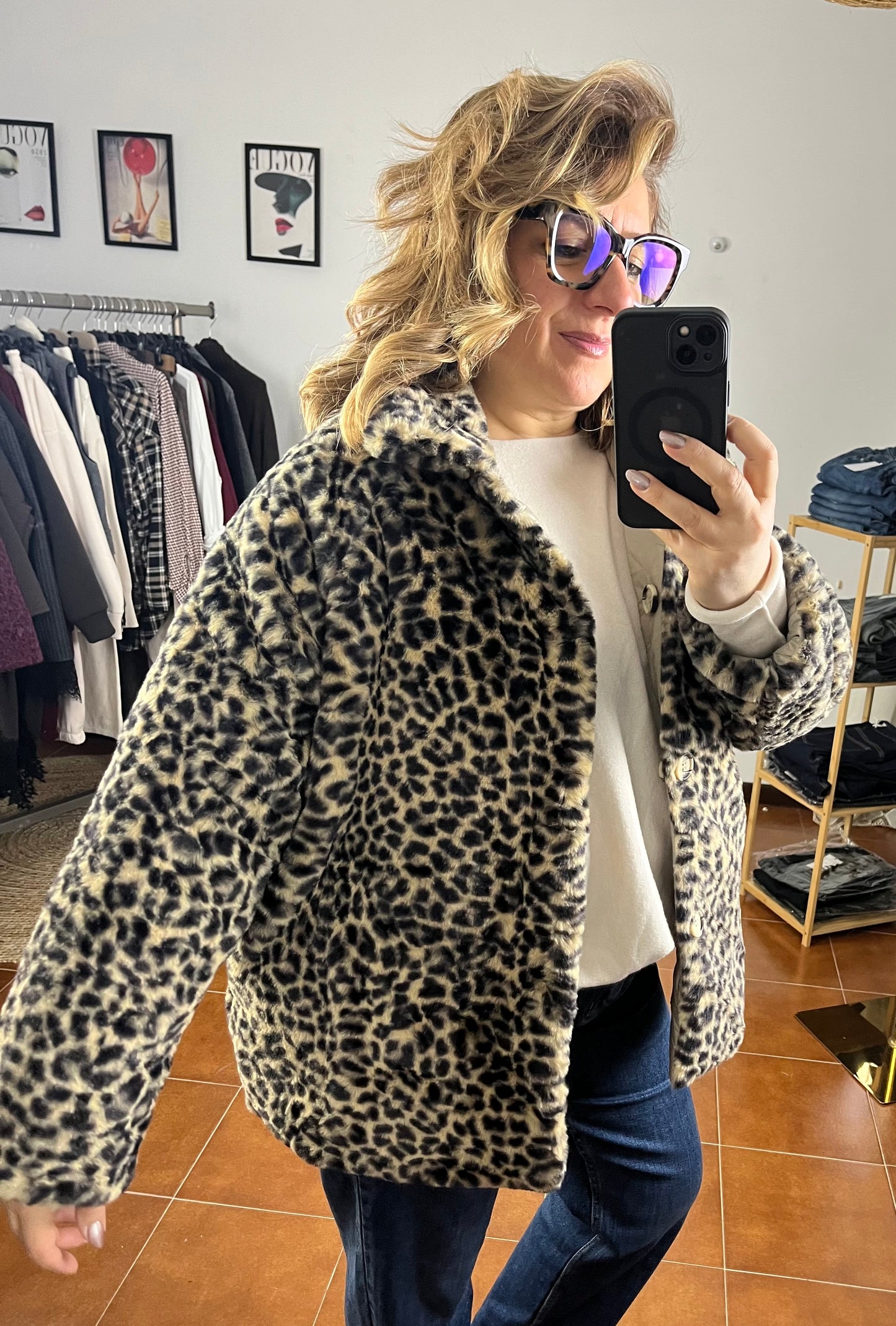 Piumino Animalier Reversibile ⚫️