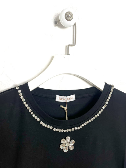 T-shirt Strass Slim
