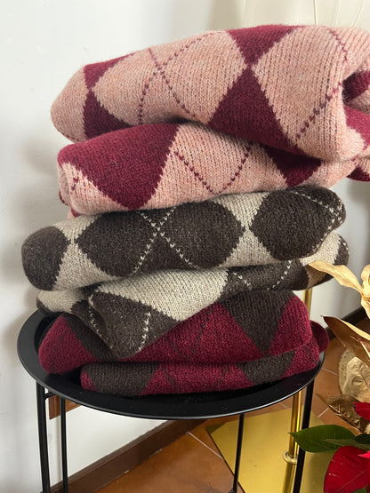 Maglioncino Lupetto Rombi ⚫️