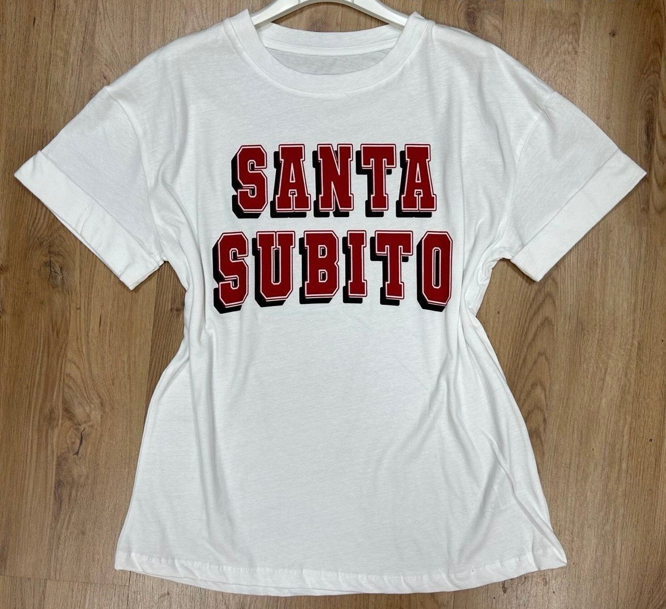 T-shirt Vicbee Fit Santa subito ⚫️