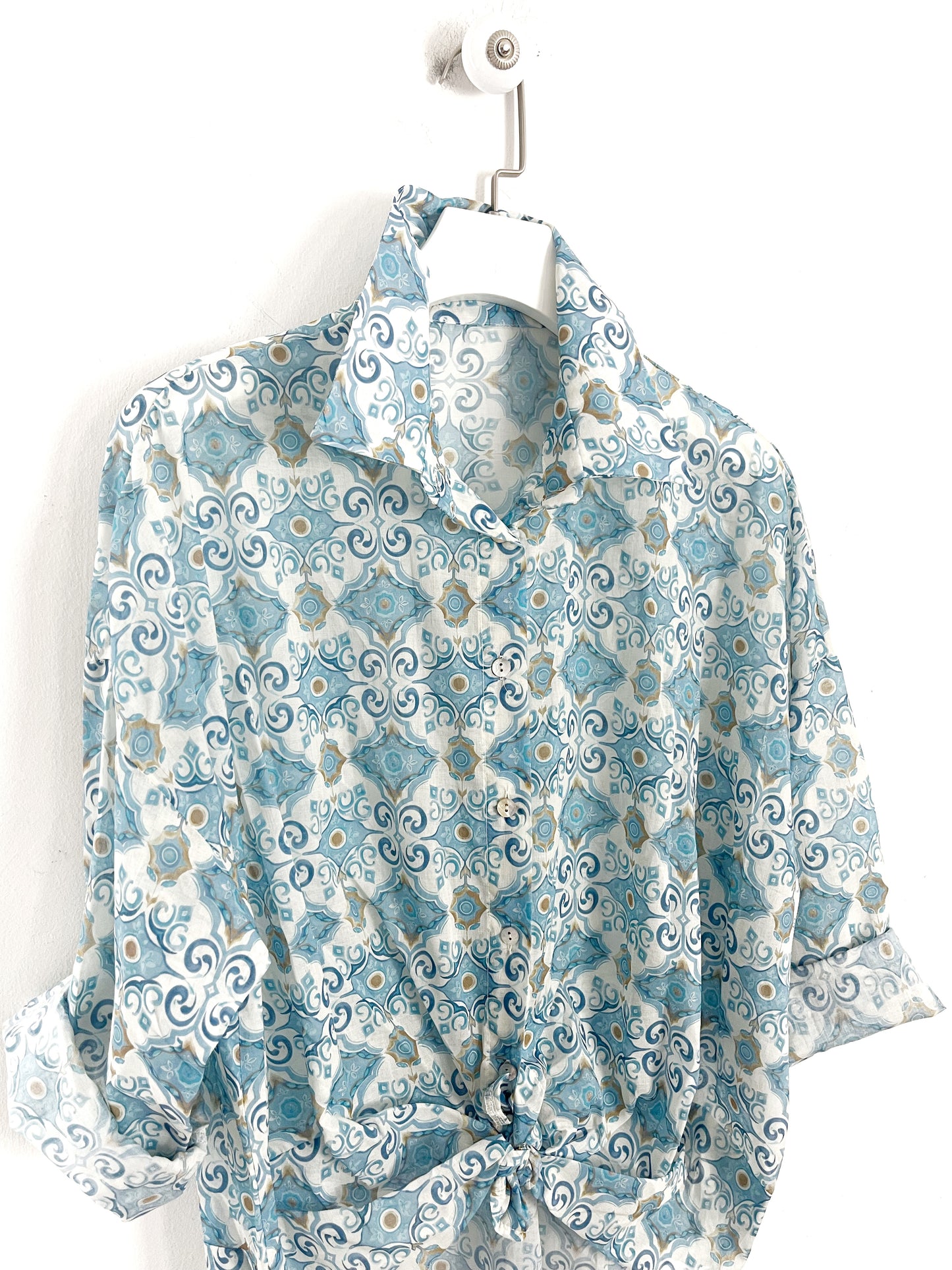 Camicia in mussola di cotone