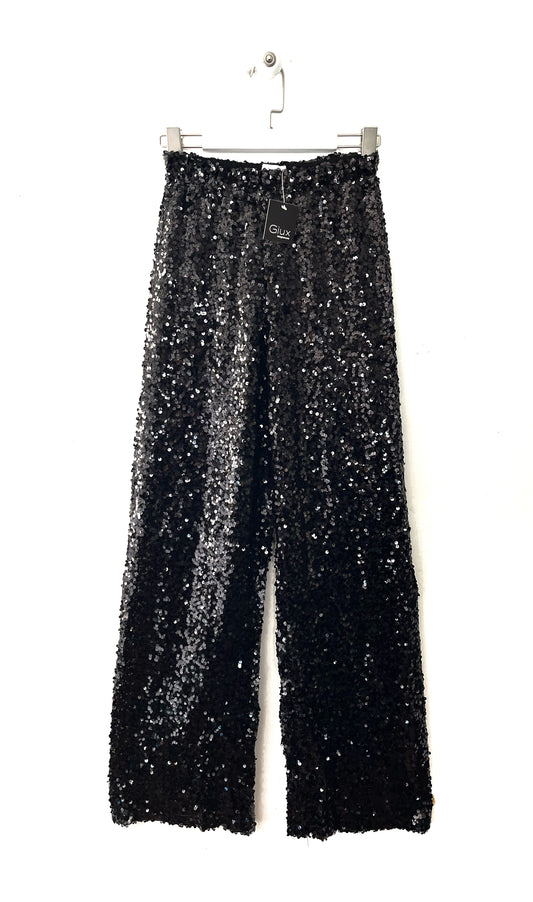 Panta palazzo in paillettes