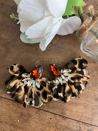 Orecchini Animalier con pietre