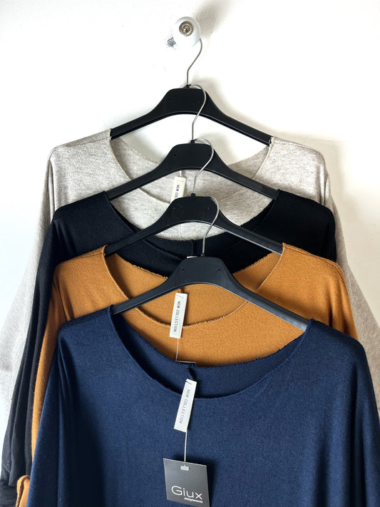 Maxi Maglia morbida girocollo