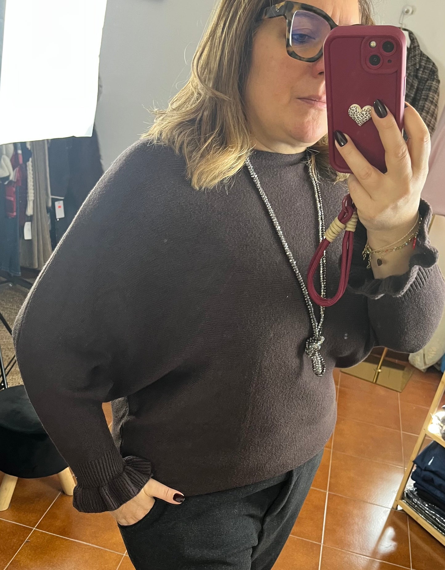 Maglioncino Rouge Manica lunga ⚫️