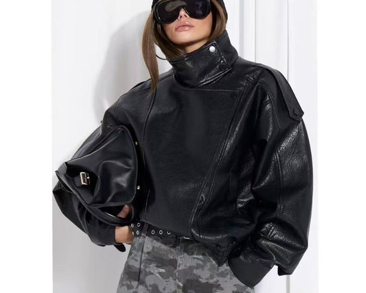 Bomber Ecopelle Over ⚫️