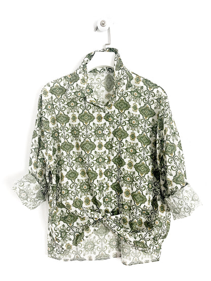 Camicia in mussola di cotone