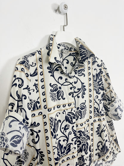 Camicia fantasia in cotone
