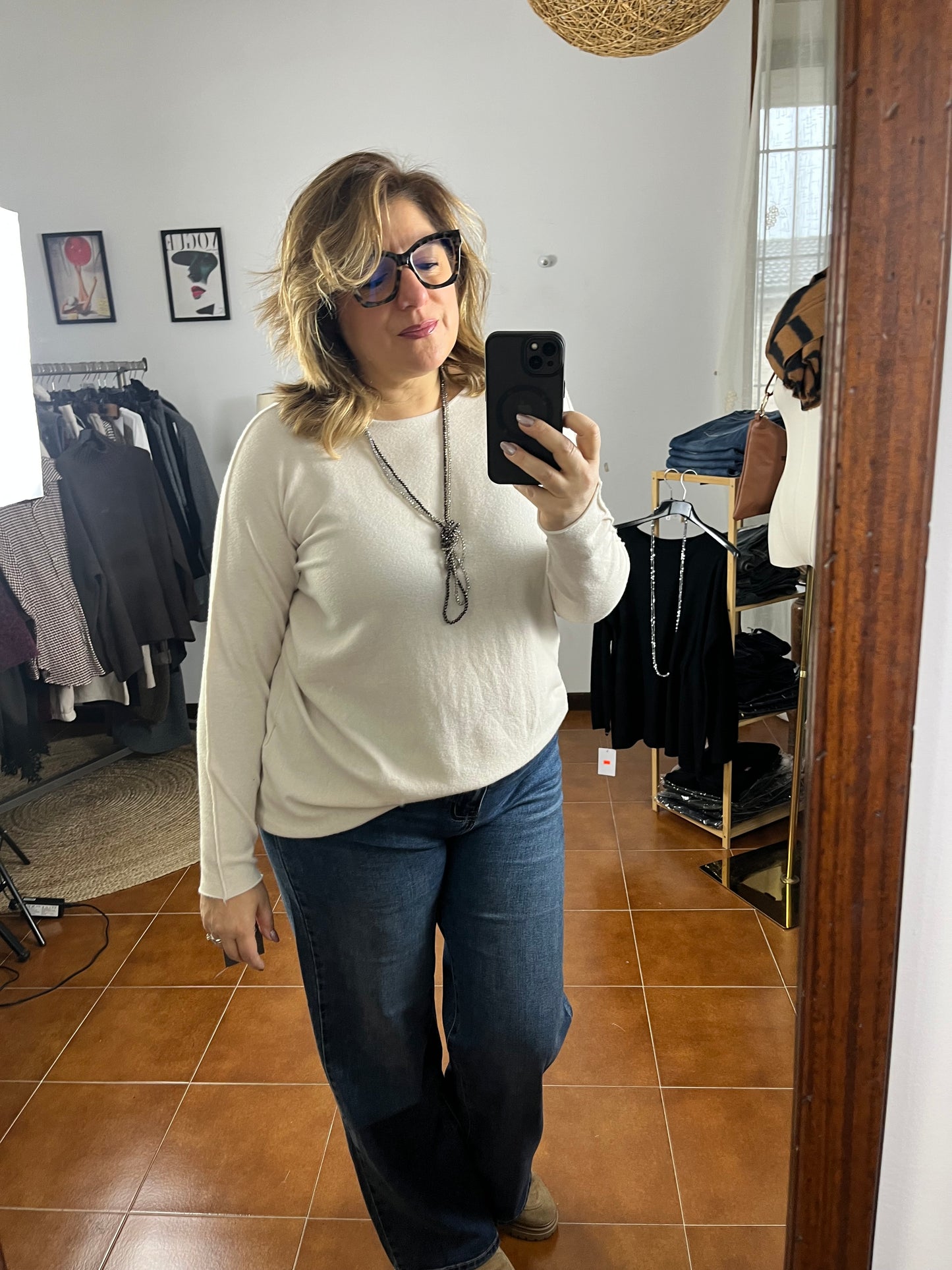 Maglia calda viscosa  ⚫️