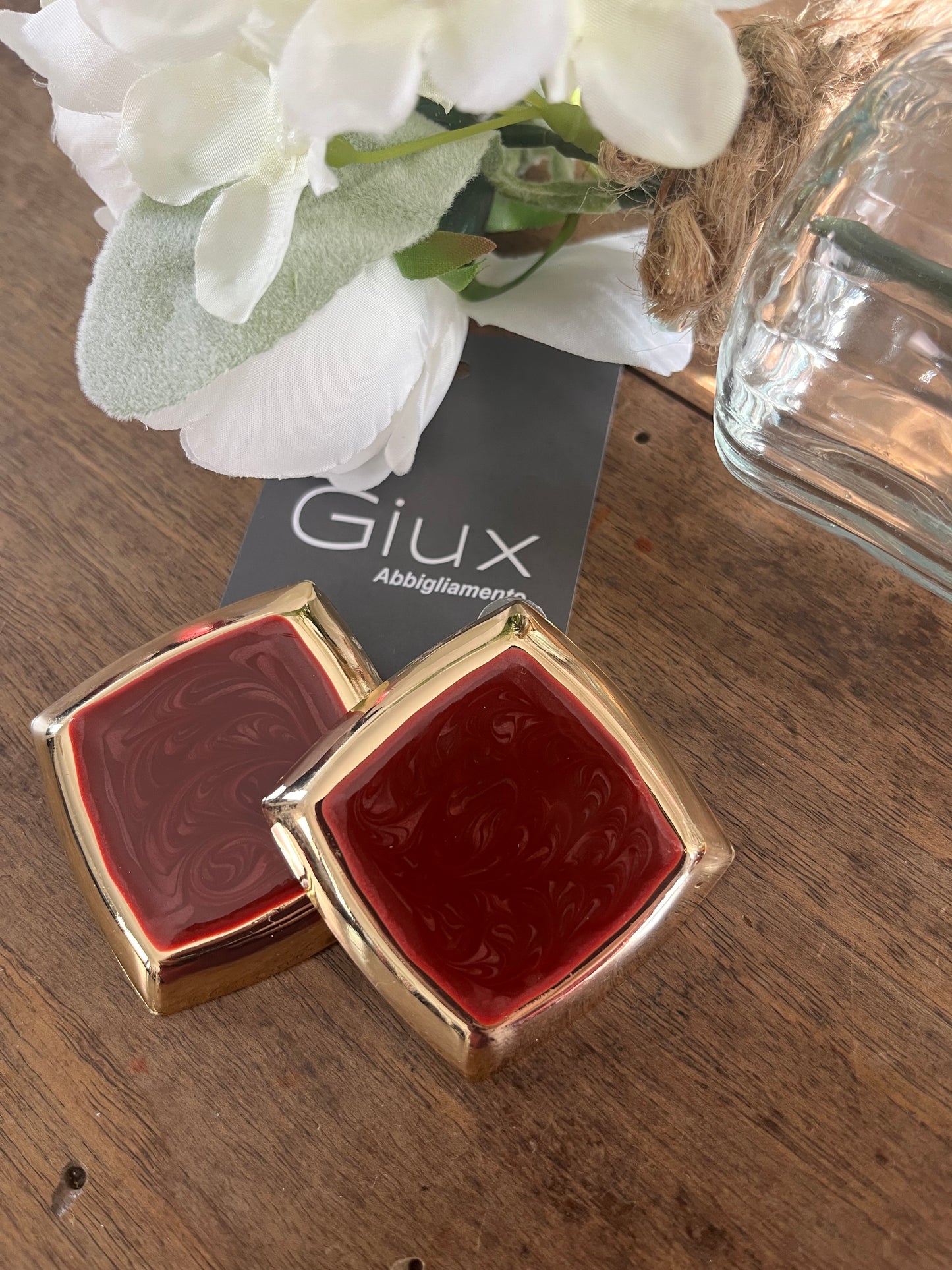 Orecchini Quadri Oro