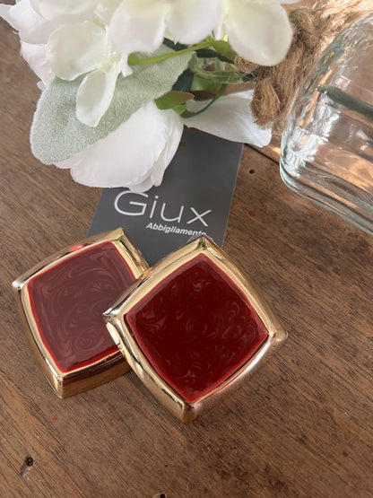 Orecchini Quadri Oro